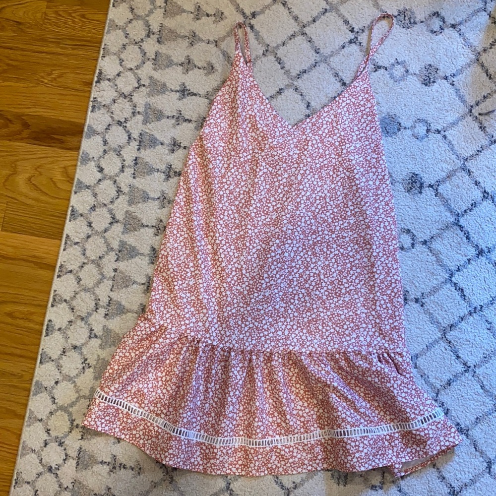 Light Pink Floral Sun Dress